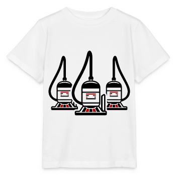 Nettoyage du symbole de l’aspirateur - T-shirt bio MINI CREATOR Stanley/Stella Enfant - blanc - Devant - Maike (125cm)