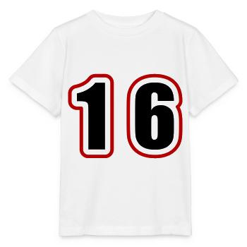 16 Nombre Collège - T-shirt bio MINI CREATOR Stanley/Stella Enfant - blanc - Devant - Maike (125cm)