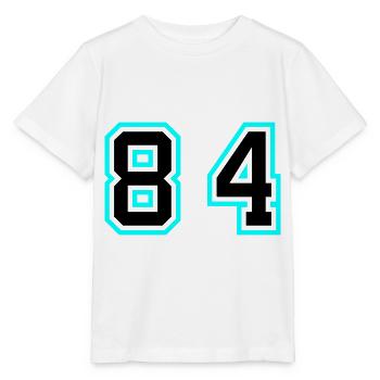 84 Symbole numérique - T-shirt bio MINI CREATOR Stanley/Stella Enfant - blanc - Devant - Maike (125cm)