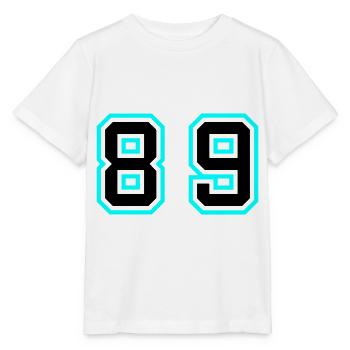 89 Symbole numérique - T-shirt bio MINI CREATOR Stanley/Stella Enfant - blanc - Devant - Maike (125cm)