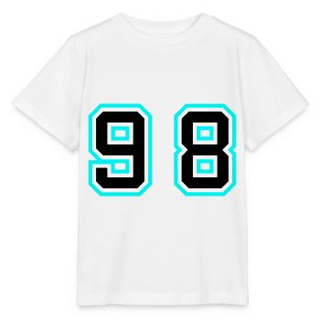 98 Symbole numérique - T-shirt bio MINI CREATOR Stanley/Stella Enfant - blanc - Devant - Maike (125cm)