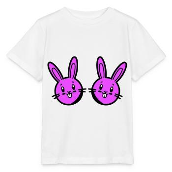 Lapin de Pâques Pâques - T-shirt bio MINI CREATOR Stanley/Stella Enfant - blanc - Devant - Maike (125cm)