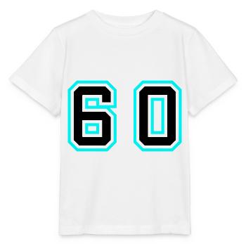60 Symbole numérique - T-shirt bio MINI CREATOR Stanley/Stella Enfant - blanc - Devant - Maike (125cm)