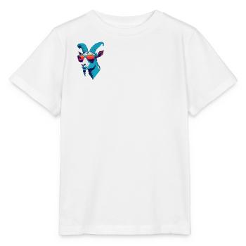 Rébellion des chèvres - T-shirt bio MINI CREATOR Stanley/Stella Enfant - blanc - Devant - Maike (125cm)