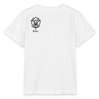 Courageux - T-shirt bio MINI CREATOR Stanley/Stella Enfant - blanc - Devant - Maike (125cm)