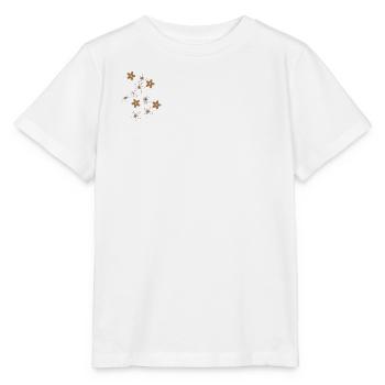 Boho Blumen Muster - Cottagecore Aesthetic  - Stanley/Stella Kinder T-Shirt MINI CREATOR  - Weiß - Vorne - Maike (125cm)