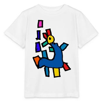 Dino - T-shirt bio MINI CREATOR Stanley/Stella Enfant - blanc - Devant - Maike (125cm)