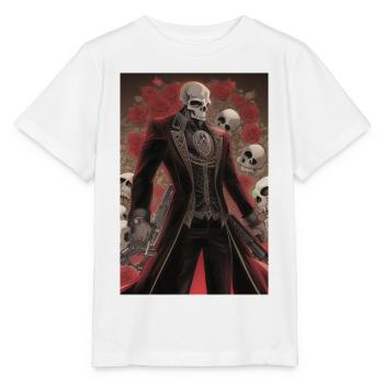 Skull Man - Stanley/Stella MINI CREATOR Kids’ T-Shirt - white - Front - Maike (125cm)