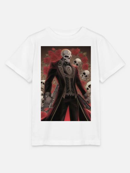 Totenkopf Mann - Stanley/Stella Kinder T-Shirt MINI CREATOR - Weiß