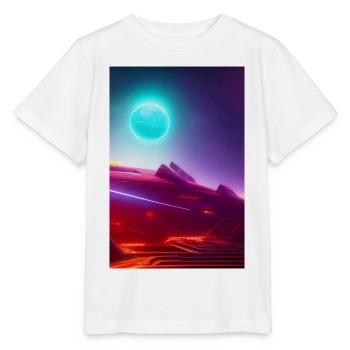 Weltall, Planeten - Stanley/Stella Kinder T-Shirt MINI CREATOR  - Weiß - Vorne - Maike (125cm)