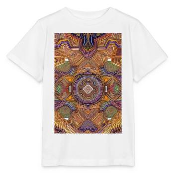 Formen und Muster - Stanley/Stella Kinder T-Shirt MINI CREATOR  - Weiß - Vorne - Maike (125cm)