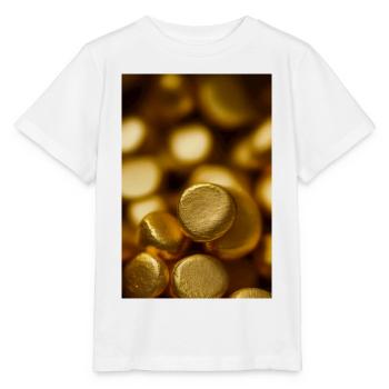 Gold Pieces - Stanley/Stella MINI CREATOR Kids’ T-Shirt - white - Front - Maike (125cm)