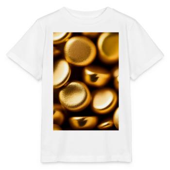 Gold Pieces - Stanley/Stella MINI CREATOR Kids’ T-Shirt - white - Front - Maike (125cm)