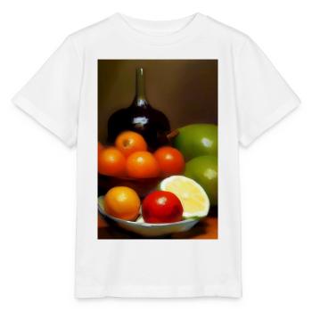 Fruit - T-shirt bio MINI CREATOR Stanley/Stella Enfant - blanc - Devant - Maike (125cm)