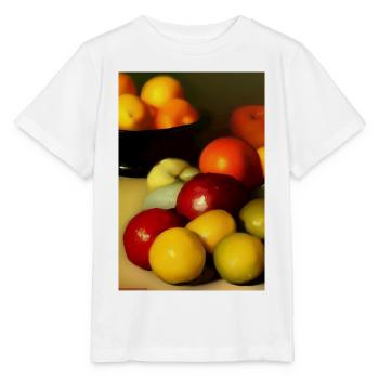 Fruit - T-shirt bio MINI CREATOR Stanley/Stella Enfant - blanc - Devant - Maike (125cm)