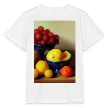 Fruit - T-shirt bio MINI CREATOR Stanley/Stella Enfant - blanc - Devant - Maike (125cm)