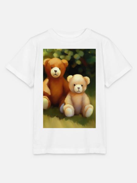 Teddybär - Stanley/Stella Kinder T-Shirt MINI CREATOR - Weiß