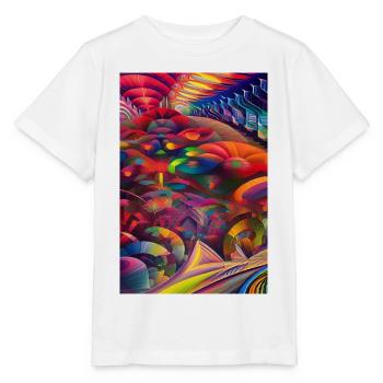 Abstrakte Kunst - Stanley/Stella Kinder T-Shirt MINI CREATOR  - Weiß - Vorne - Maike (125cm)