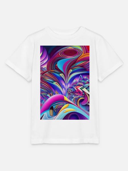 Abstrakte Kunst - Stanley/Stella Kinder T-Shirt MINI CREATOR - Weiß