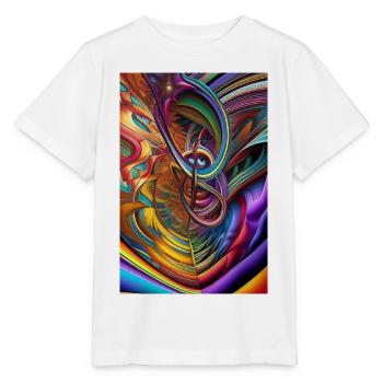Abstrakte Kunst - Stanley/Stella Kinder T-Shirt MINI CREATOR  - Weiß - Vorne - Maike (125cm)
