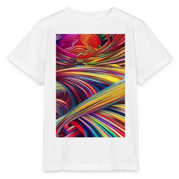 Abstrakte Kunst - Stanley/Stella Kinder T-Shirt MINI CREATOR  - Weiß - Vorne - Maike (125cm)