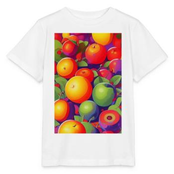 Fruit - T-shirt bio MINI CREATOR Stanley/Stella Enfant - blanc - Devant - Maike (125cm)