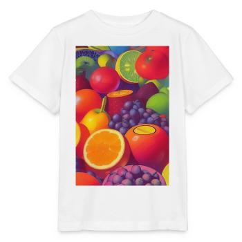 Fruit - T-shirt bio MINI CREATOR Stanley/Stella Enfant - blanc - Devant - Maike (125cm)
