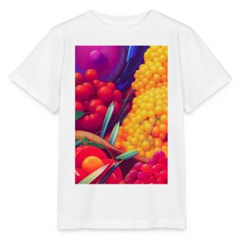 Fruit - T-shirt bio MINI CREATOR Stanley/Stella Enfant - blanc - Devant - Maike (125cm)