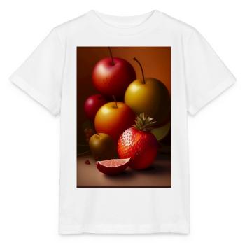 Fruit - T-shirt bio MINI CREATOR Stanley/Stella Enfant - blanc - Devant - Maike (125cm)