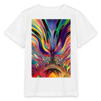 Abstrakte Kunst - Stanley/Stella Kinder T-Shirt MINI CREATOR  - Weiß - Vorne - Maike (125cm)