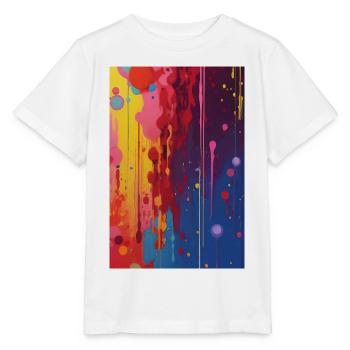 Abstrakte Kunst - Stanley/Stella Kinder T-Shirt MINI CREATOR  - Weiß - Vorne - Maike (125cm)