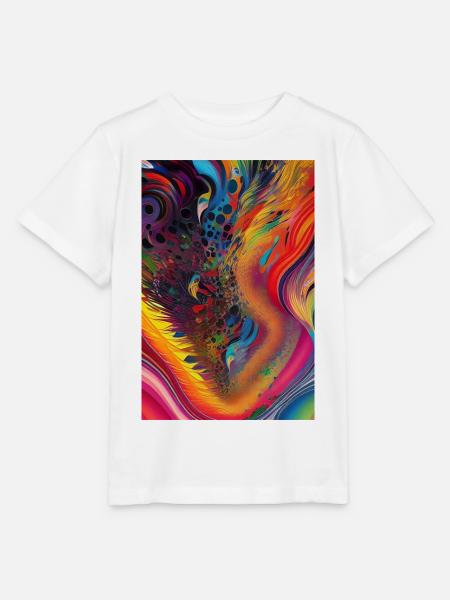 Abstrakte Kunst - Stanley/Stella Kinder T-Shirt MINI CREATOR - Weiß