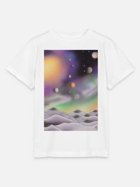 Weltall und Planeten - Stanley/Stella Kinder T-Shirt MINI CREATOR - Weiß