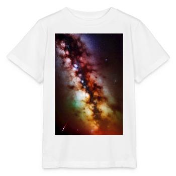 Weltall und Planeten - Stanley/Stella Kinder T-Shirt MINI CREATOR  - Weiß - Vorne - Maike (125cm)