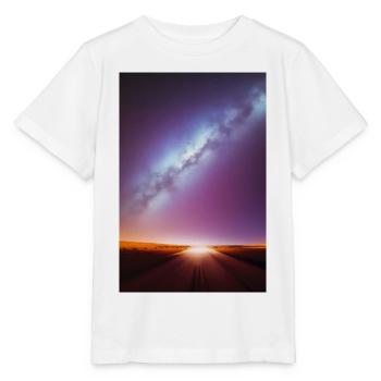 Weltall und Planeten - Stanley/Stella Kinder T-Shirt MINI CREATOR  - Weiß - Vorne - Maike (125cm)