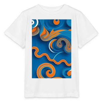 Abstrakte Kunst - Stanley/Stella Kinder T-Shirt MINI CREATOR  - Weiß - Vorne - Maike (125cm)