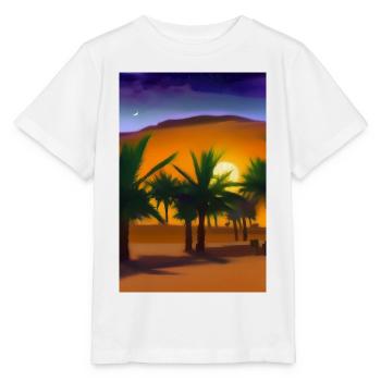 Arabische Wüste - Stanley/Stella Kinder T-Shirt MINI CREATOR  - Weiß - Vorne - Maike (125cm)