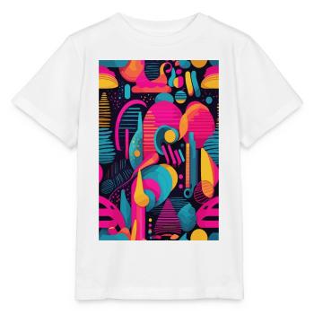 Modern Abstract Pattern - Stanley/Stella MINI CREATOR Kids’ T-Shirt - white - Front - Maike (125cm)