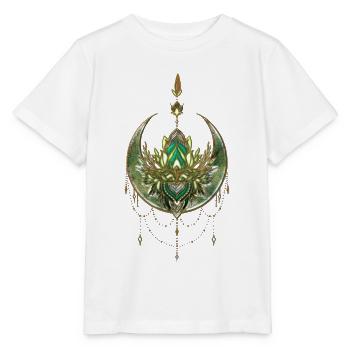Wunderschöne und elegante Lotusblume - Stanley/Stella Kinder T-Shirt MINI CREATOR  - Weiß - Vorne - Maike (125cm)