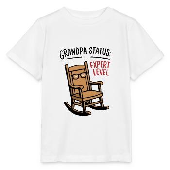 Statut de grand-père : Expert - T-shirt bio MINI CREATOR Stanley/Stella Enfant - blanc - Devant - Maike (125cm)