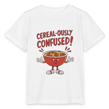 Confusion entre les céréales et les céréales - T-shirt bio MINI CREATOR Stanley/Stella Enfant - blanc - Devant - Maike (125cm)
