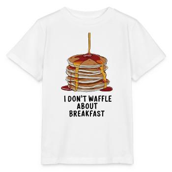 Je ne tergiverse pas sur le petit-déjeuner - T-shirt bio MINI CREATOR Stanley/Stella Enfant - blanc - Devant - Maike (125cm)