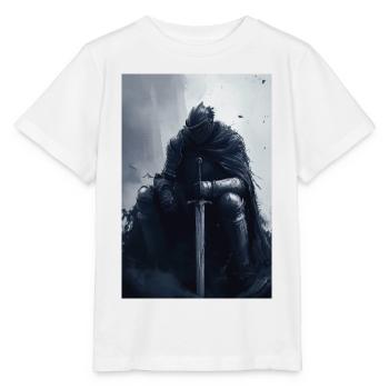 Poster Illustration Chevalier - Stanley/Stella Kinder T-Shirt MINI CREATOR  - Weiß - Vorne - Maike (125cm)