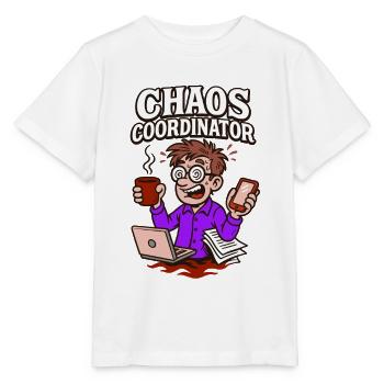 Chaos im Griff – irgendwie. - Stanley/Stella Kinder T-Shirt MINI CREATOR  - Weiß - Vorne - Maike (125cm)