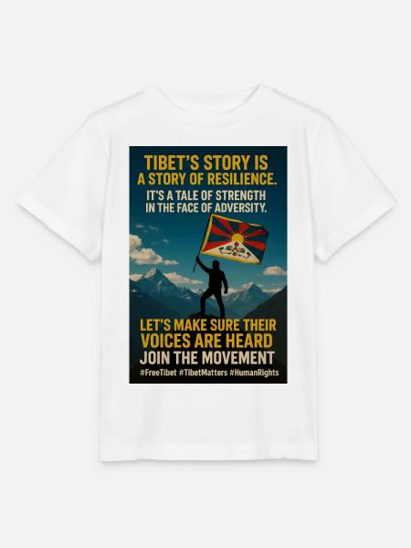 Geschichten über Resilienz in Tibet - Stanley/Stella Kinder T-Shirt MINI CREATOR - Weiß