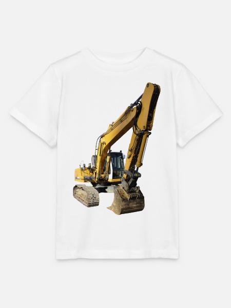 Kettenbagger - Stanley/Stella Kinder T-Shirt MINI CREATOR  - Weiß