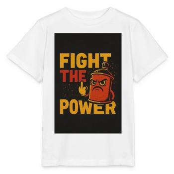 Kampf gegen die Spraydose - Stanley/Stella Kinder T-Shirt MINI CREATOR  - Weiß - Vorne - Maike (125cm)