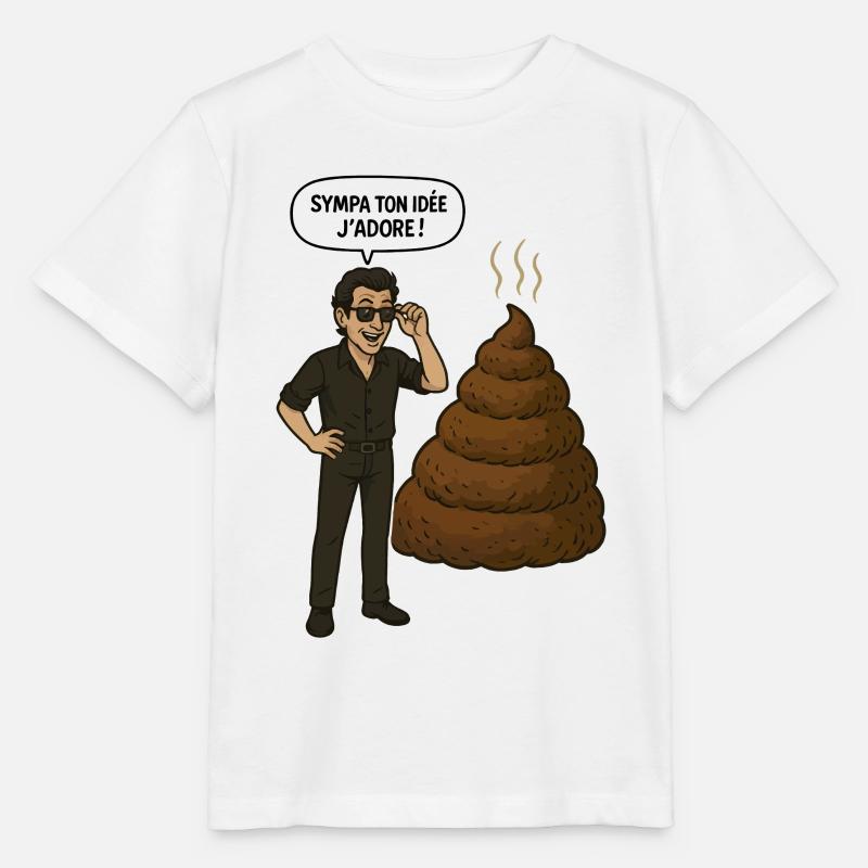 Idées sympa, idées nulles, humour ironique - T-shirt bio MINI CREATOR Stanley/Stella Enfant - blanc