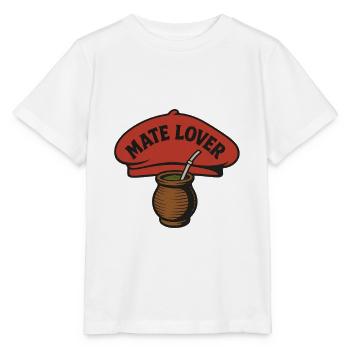 Mate lover motif - Stanley/Stella MINI CREATOR Kids’ T-Shirt - white - Front - Maike (125cm)