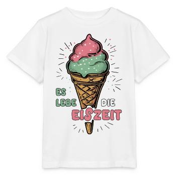 Es lebe die Eiszeit - Stanley/Stella Kinder T-Shirt MINI CREATOR  - Weiß - Vorne - Maike (125cm)
